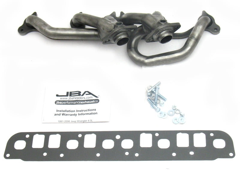 JBA 1527S fits Jeep 00-06 4.0L 1-1/2in Primary Raw 409SS Cat4Ward Header