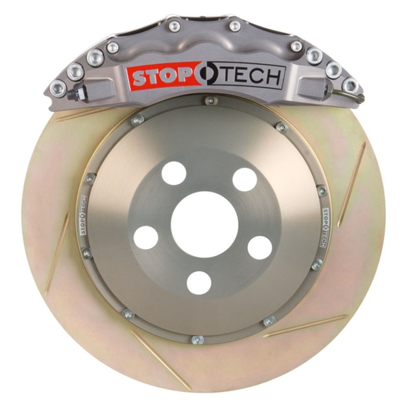 StopTech 83.165.6700.R3 BBK fits BMW 08-13 135i Front 355x32 Trophy Calipers Slotted/Drilled Rotors Pads and SS Lines