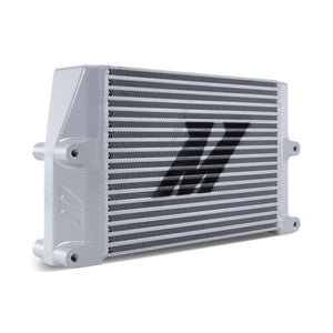 Mishimoto MMOC-SSO-10SL Heavy-Duty Oil Cooler - 10in. Same-Side Outlets - Silver