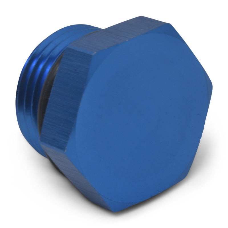 Russell 660270 Performance -6 AN Straight Thread Plug (Blue)