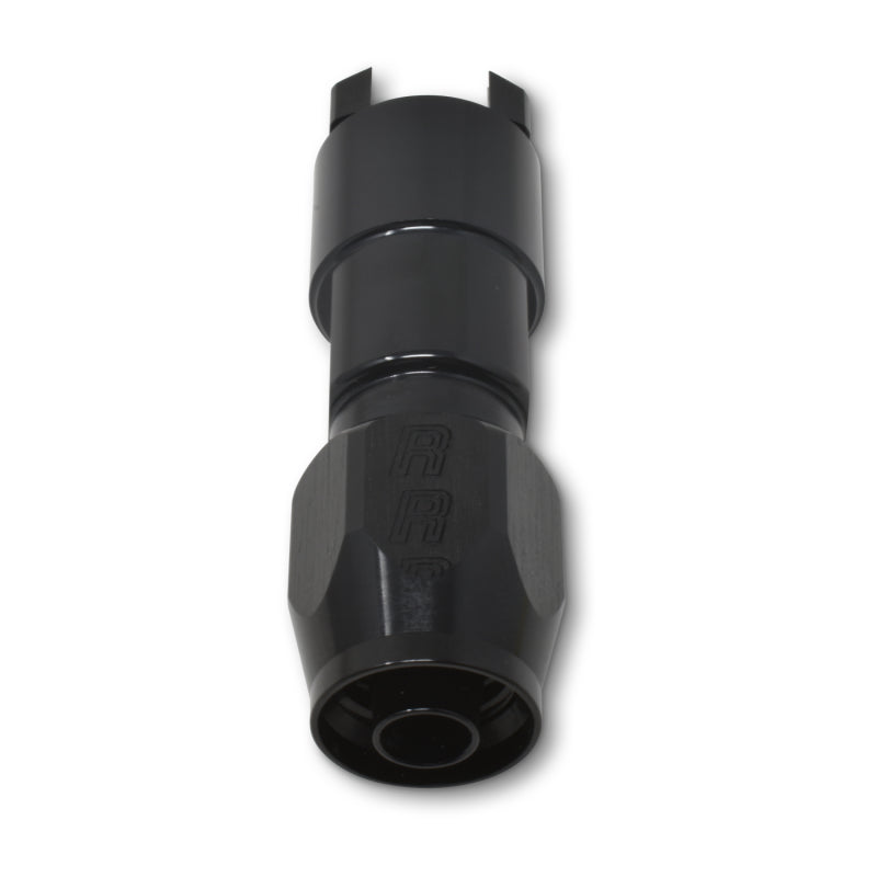 Russell 611253 Performance 5/16in SAE Quick Disc Female to -6 Hose Black Straight Degree Hose End