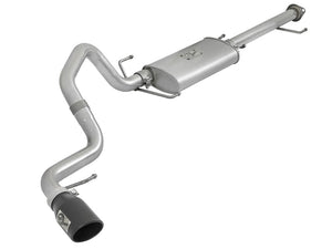 AFE 49-06039-B on 2-1/2in Aluminized Steel Cat-Back Exhaust w/ Black Tips 07-17