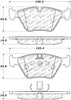 Stoptech 309.0947 Performance 06-09 BMW M3/Z4 (E86/E89) Front Brake Pads