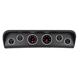 AutoMeter 2938-06 Autometer Designer Black Direct Fit Dash Kit 67-72 fits Ford F100 (2 x 3-3/8in. / 4 x 2-1/16in.)