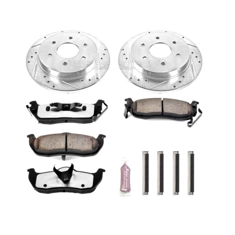 PowerStop K2445-36 04-10 fits Infiniti QX56 Rear Z36 Truck & Tow Brake Kit