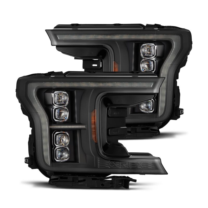 AlphaRex 880248 18-20 fits Ford F-150 NOVA LED Proj Headlight Blk (14th Gen G