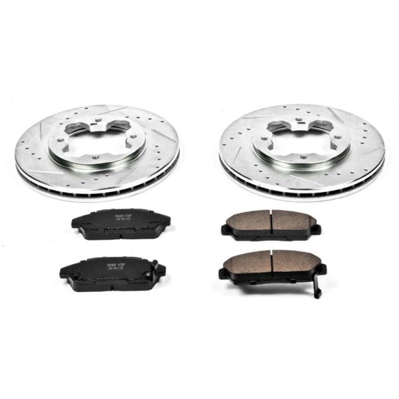 PowerStop K3164 fits Honda 90-93 Accord Front Z23 Evolution Sport Brake Kit