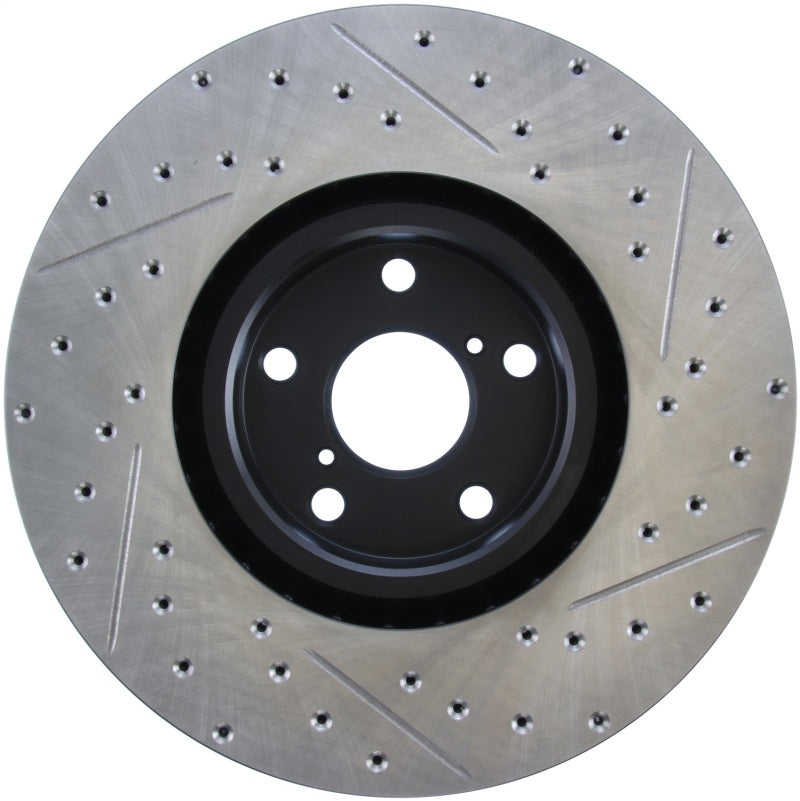 Stoptech 127.44185R 14 Lexus IS Slotted & Drilled Front Right Rotor