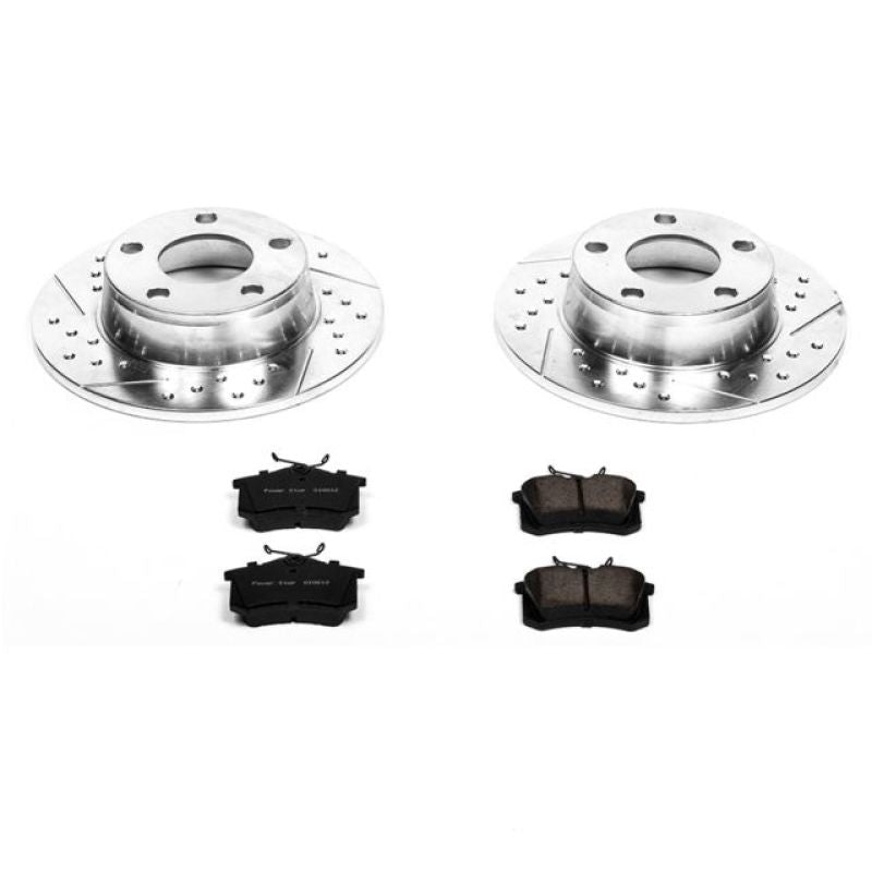 PowerStop K4845 fits Audi 99-04 A6 Quattro Rear Z23 Evolution Sport Brake Kit