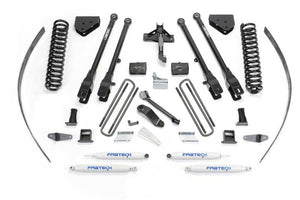 Fabtech K2125 08-16 fits Ford F250 4WD w/o Factory Overload 8in 4Link Sys w/Coils & Perf Shks