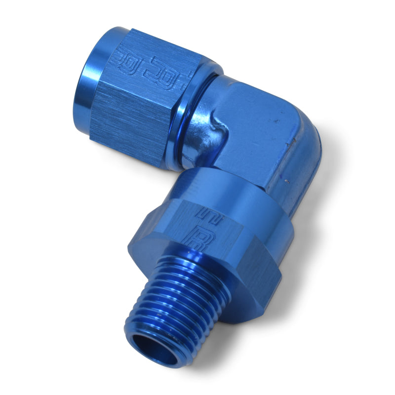 Russell 614008 Performance -8 AN 90 Degree Female to Male 1/4in Swivel NPT Fitting