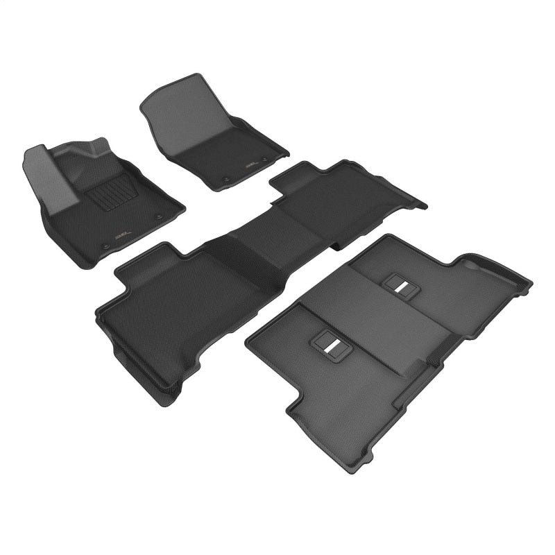 3D L1TY30301509 Maxpider 2023 fits Toyota Sequoia Kagu 1st 2nd 3rd Row - Set (Black)