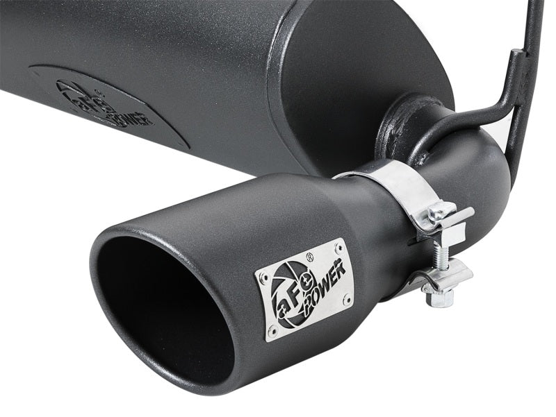 AFE 49-48067-B Series 2.5in 409 SS Axle-Back Exhaust w/ Black Tips 2018+ fits J
