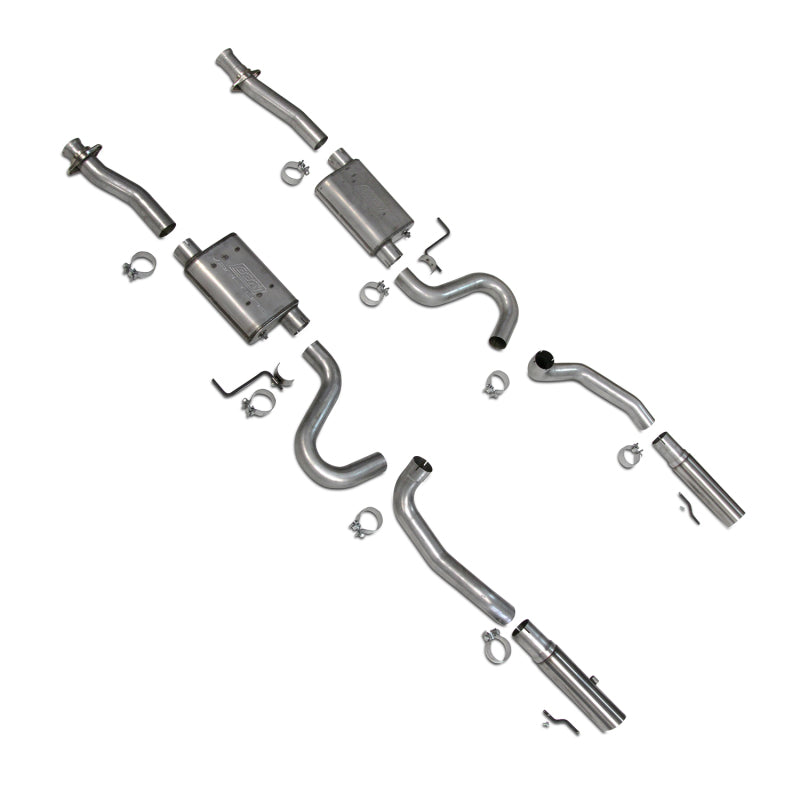 BBK  3001 Mustang Cat Back Kit Varitune Mufflers Stainless Steel Tips