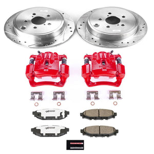 PowerStop fits Subaru 10-14 Legacy Rear Z26 Street Warrior Brake Kit w/Calipers
