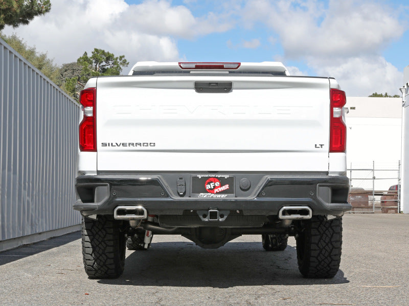 AFE 49-34140  XV 4in to Dual 3in 304 SS Cat-Back Exhaust w/ Cutout 19-21 fits G
