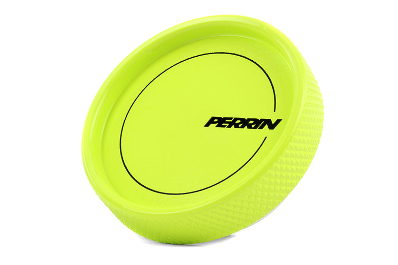 Perrin PSP-ENG-711NY 02-21 fits Subaru WRX / 2022 BRZ & GR86 / 04-21 STI / 00-18 Forester XT Oil Fill Cap - Neon Yellow