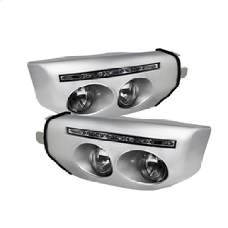 Spyder 5070555 fits Toyota 07-14 FJ Cruiser Fog Lights W LED Daytime Running Li