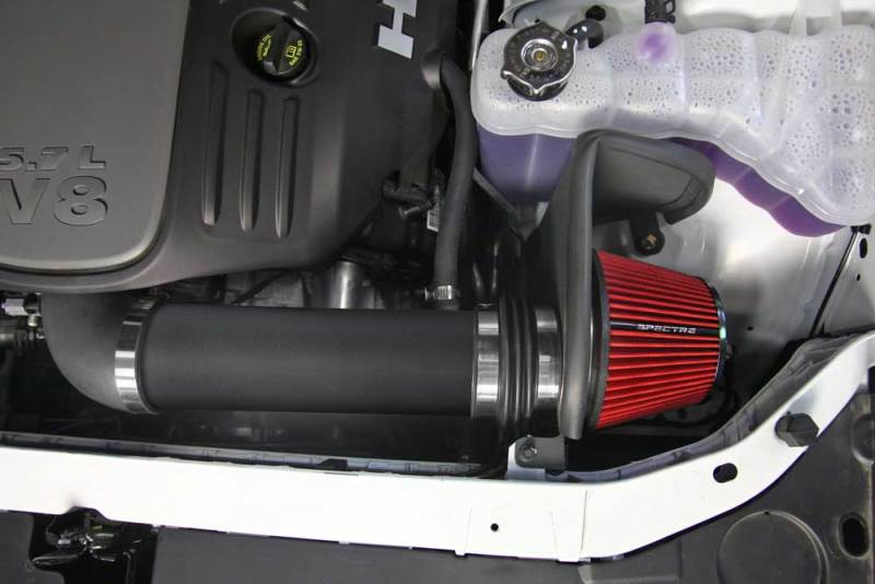 Spectre 90360K 11-19 fits Dodge Challenger/Charger 5.7L V8 Air Intake Kit - Blk w/Black Filter