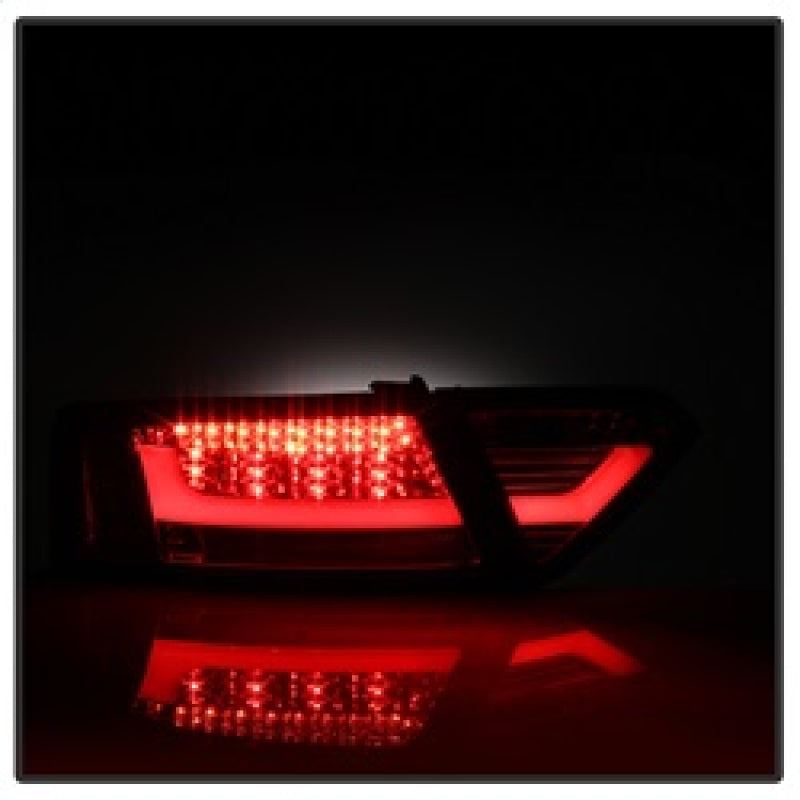 Spyder 5083258 fits Audi 08-12 A5 LED Tail Lights - Red Clear ALT-YD-AA508V2-LE