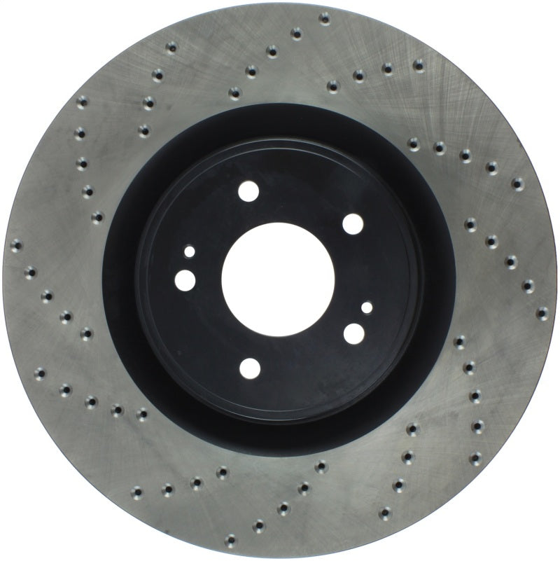 Stoptech 128.46076R 08-16 Mitsubishi Lancer Sport Drilled Right Front Rotor