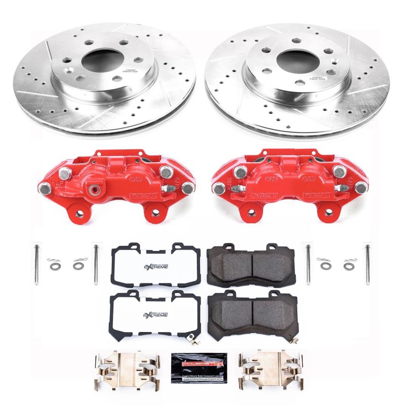 Power Stop KC7126-36 15-20 fits GMC Canyon Front Z36 Truck & Tow Kit w/Cals