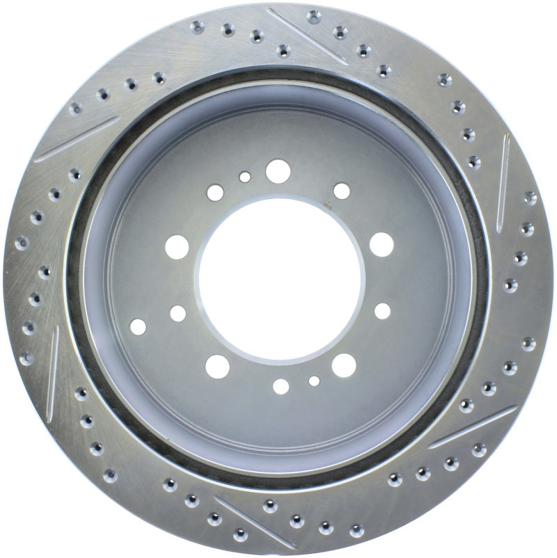 Stoptech 227.44157R Select Sport 13-17 fits Toyota Land Cruiser Drilled / Slotted Rear Passenger-Side Brake Rotor