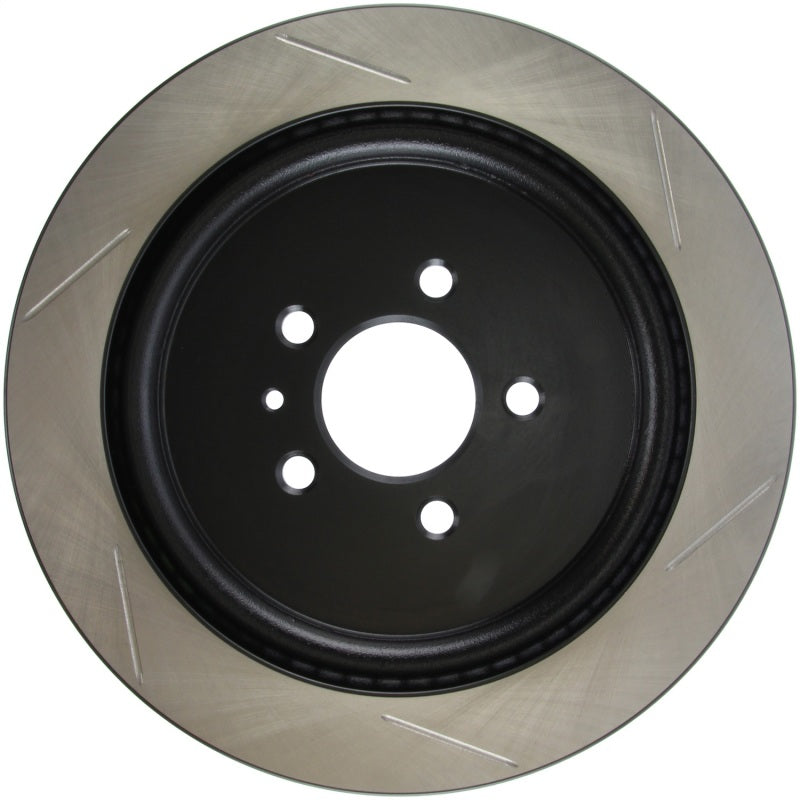 Stoptech 126.61105SR Premium High Carbon 13-14 fits Ford Mustang/fits Shelby GT500 Right Rear Disc Slotted Brake Rotor