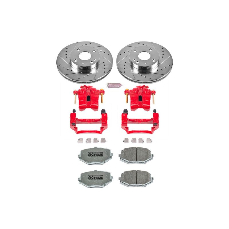 PowerStop KC793 fits Mazda Miata Front Z26 Street Warrior Brake Kit w/Calipers