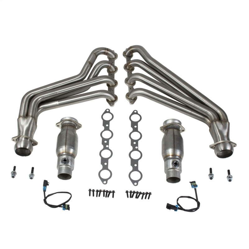 BBK  40215 Camaro LS3 L99 Long Tube Exhaust Headers With Converters - 1-3/4 304
