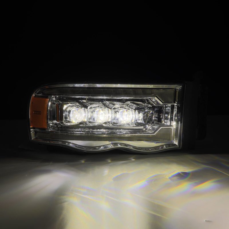 AlphaRex  880565 fits Dodge 02-05 Ram 1500 NOVA LED Proj Headlights Plank Style