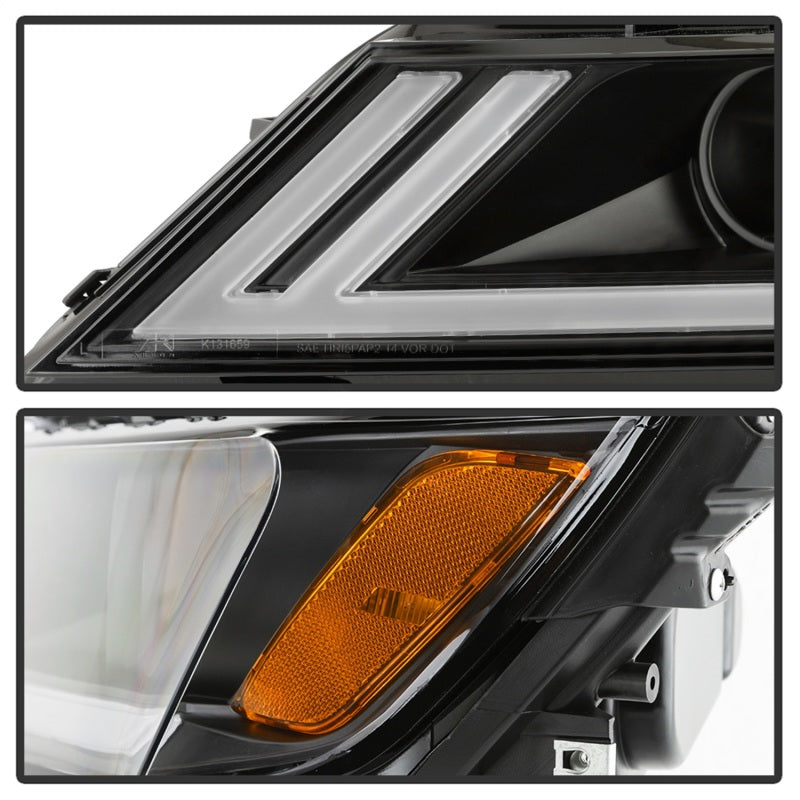 xTune 9042874 14-18 fits Chevy Impala (Excl Limited) DRL Halogen Proj Headlight