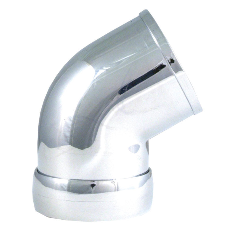 Spectre 8668 Universal Intake Elbow Tube (ABS) w/Collar 3in. OD / 60 Degree - Chrome