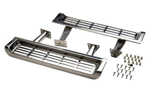 Kentrol 30491 2000 fits Jeep Wrangler TJ Side Steps Pair 97 - - Polished Silver