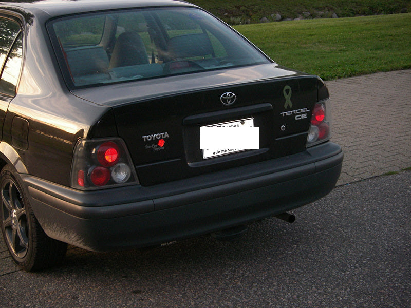 Spyder 5008053 fits Toyota 95-98 Tercel Euro Style Tail Lights Black ALT-YD-TTE