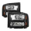 9032998 Xtune fits Ford 99-04 F250 F350 F450 Superduty Excursion Headlights Bl