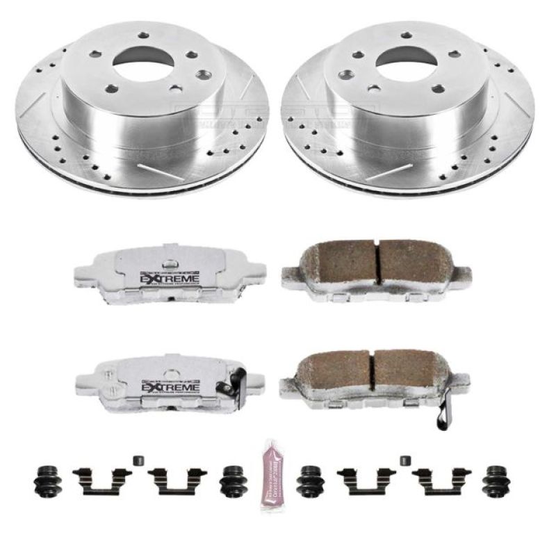 PowerStop K103-26 03-05 fits Infiniti G35 Rear Z26 Street Warrior Brake Kit