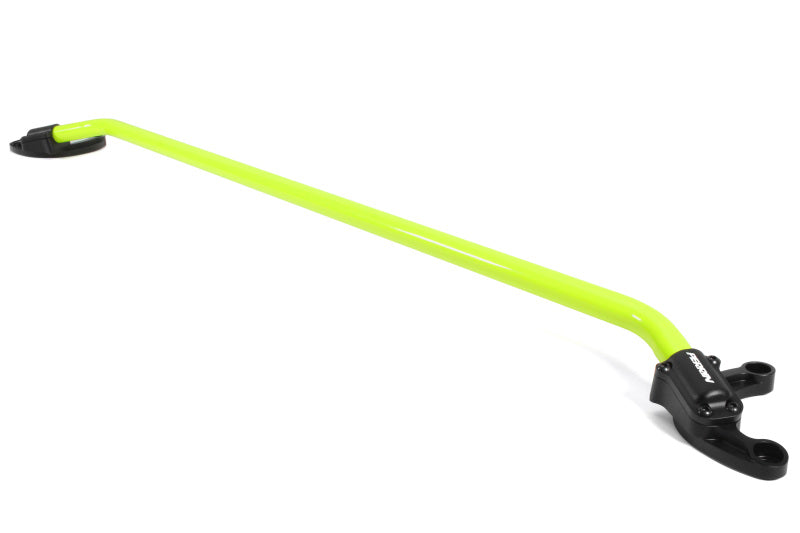 Perrin PSP-SUS-061NY 2022 fits Subaru WRX Strut Brace w/ Billet Feet - Neon Yellow