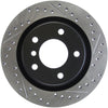 Stoptech 127.34078L 06 BMW 325 / 07-09 BMW 328 Slotted & Drilled Left Rear Rotor