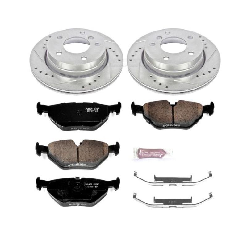 PowerStop K615 fits BMW 98-99 323i Rear Z23 Evolution Sport Brake Kit