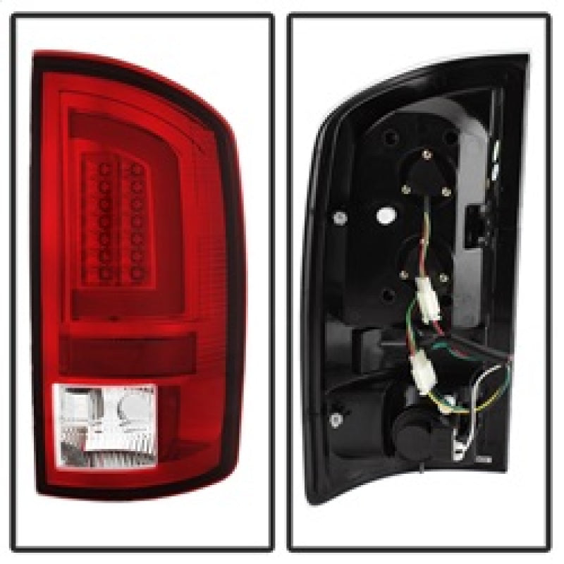 Spyder 5084132 fits Dodge 03-06 Ram 2500/3500 V3 Light Bar LED Tail Light - Red