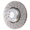 SHW Performance BFR48061 fits BMW M5 5.0L Right Front Cross-Drilled Brake Rotor