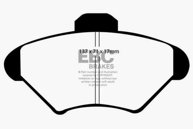 EBC DP21143 fits Ford 94-98 Mustang 3.8 Greenstuff Front Brake Pads