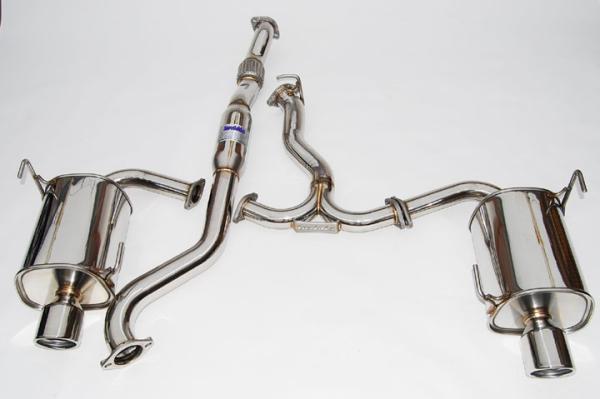 Invidia HS08SW4GT3 08-09 WRX Sedan Q300 Dual Stainless Steel Tip Cat-back Exhaus
