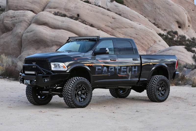 Fabtech K3156 fits Ram 14-18 2500 4WD 7in Radius Arm Kit w/Perf Shks