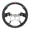 NRG 12-23 Toyota Tacoma OEM Plus Carbon Fiber Steering Wheel w/ Black Stitch & Red Center Mark