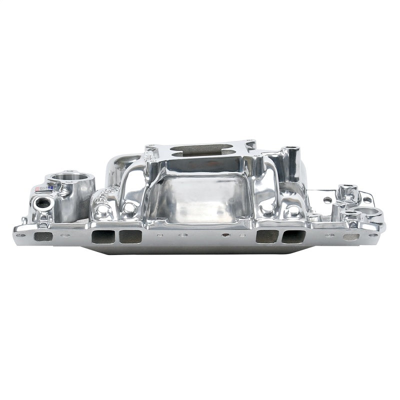 Edelbrock 75011 Polished S/B fits Chevy RPM Air-Gap Manifold