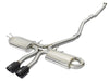 AFE 49-36621-B  3in 304 SS Cat-Back Exhaust System w/ Black Tips 2017+ fits Hon