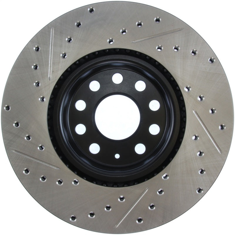 Stoptech 127.33098L Slotted & Drilled Sport Brake Rotor