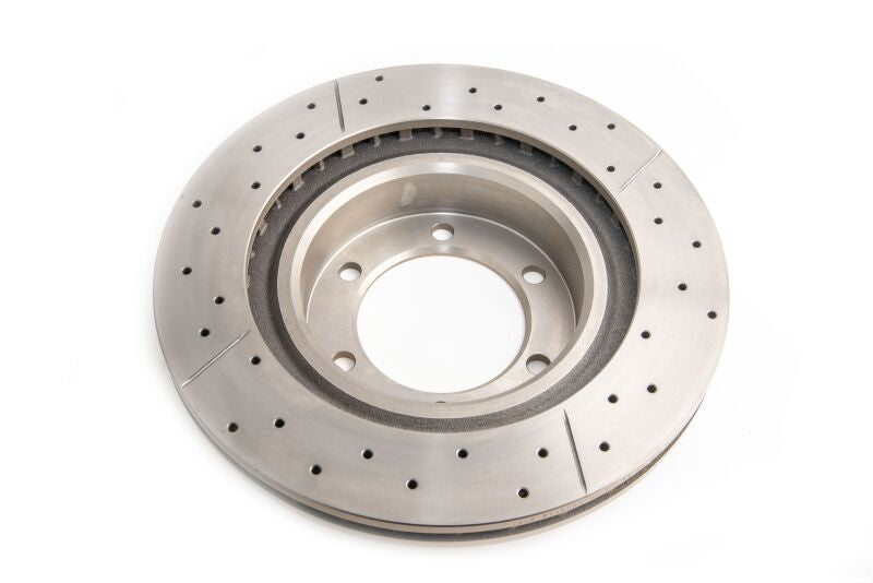 DBA 2700X 09/02+ fits Toyota Landcruiser 17in Wheel Front Drilled & Slotted Stre